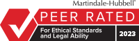 Martindale-Hubbell Peer Rated for Ethical Standards and Legal Ability